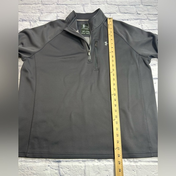 Under Armour Men's Gray Quarter-Zip Jacket. Size XL. - Picture 5 of 8